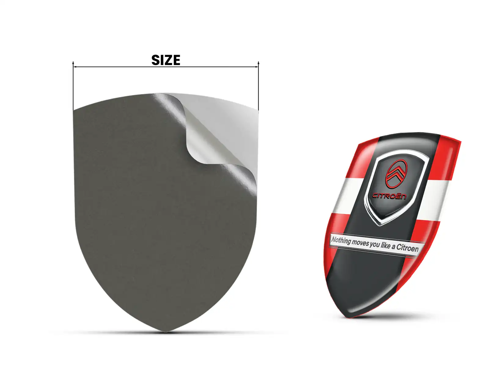 Citroen Eigene Frontscheiben Aufkleber Max Haltbar Pro Stil